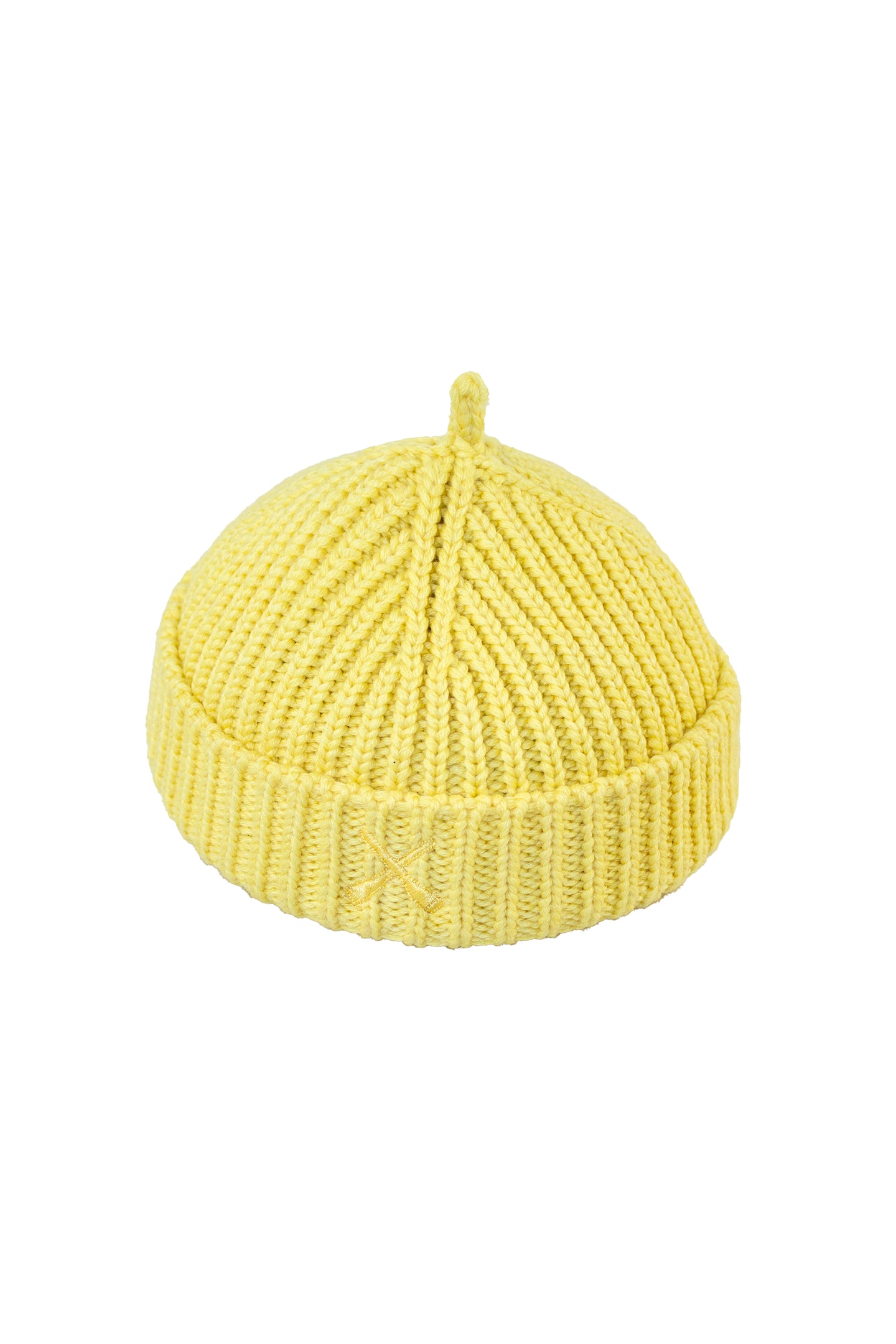 BEANIE MIKI HAT YELLOW BUTTER WOOL