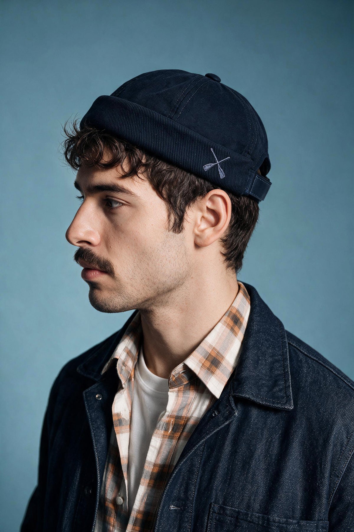 BONNET MIKI DOCKER EN JEAN NOIR
