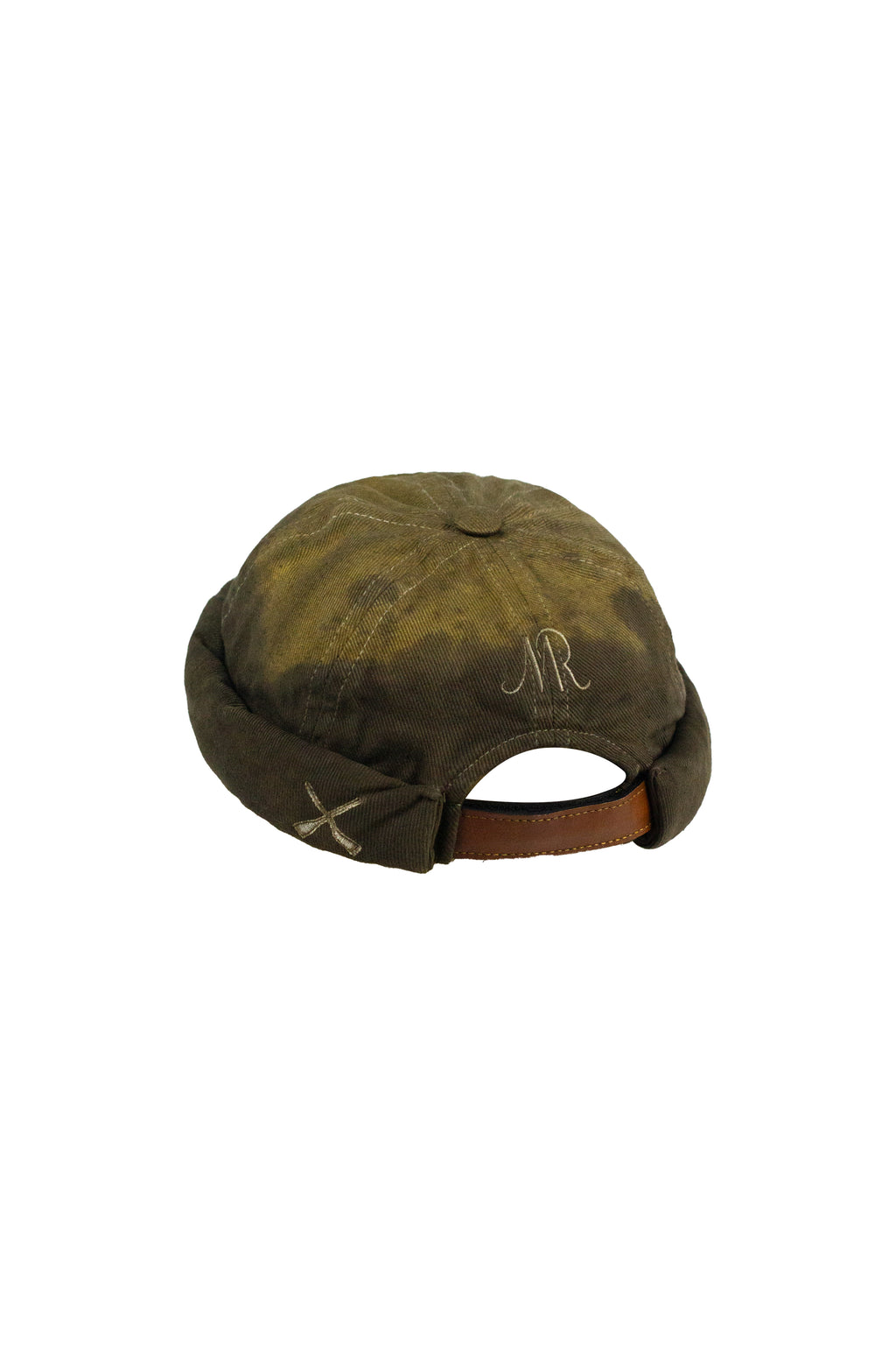 MIKI DOCKER HAT HAND DIED - BROWN CHESNUT