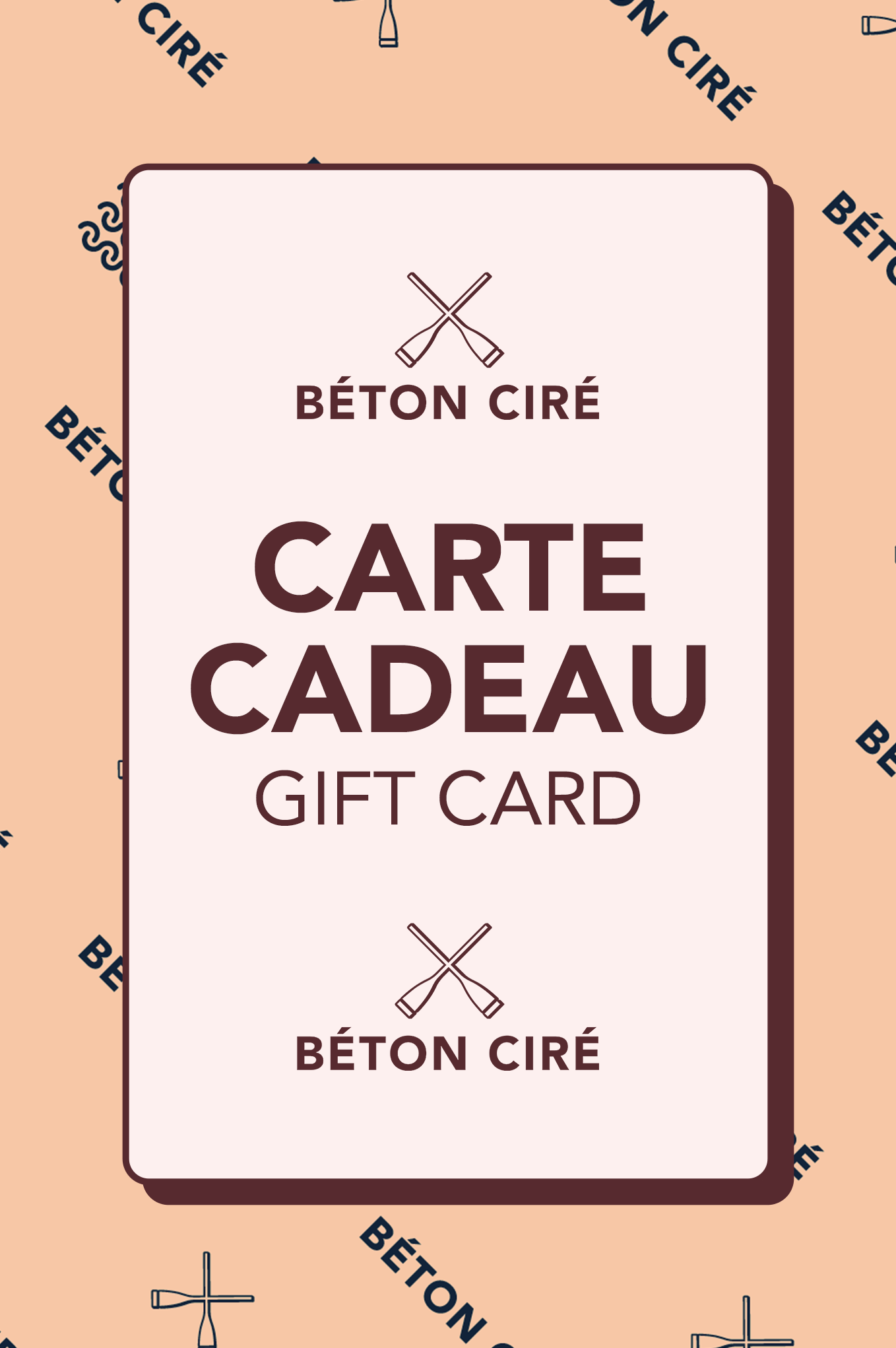 Carte cadeau Béton Céri