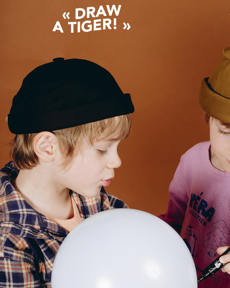 MINI MIKI DOCKER CHAPEAU EN DENIM NOIR