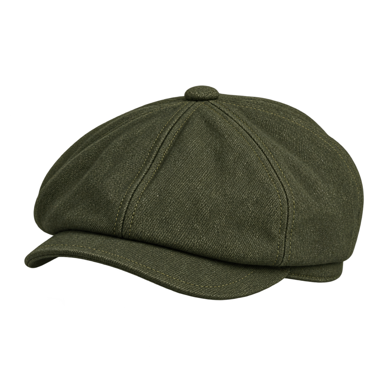 DOCKER CAP DENIM OLIVE