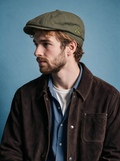 DOCKER CAP DENIM OLIVE