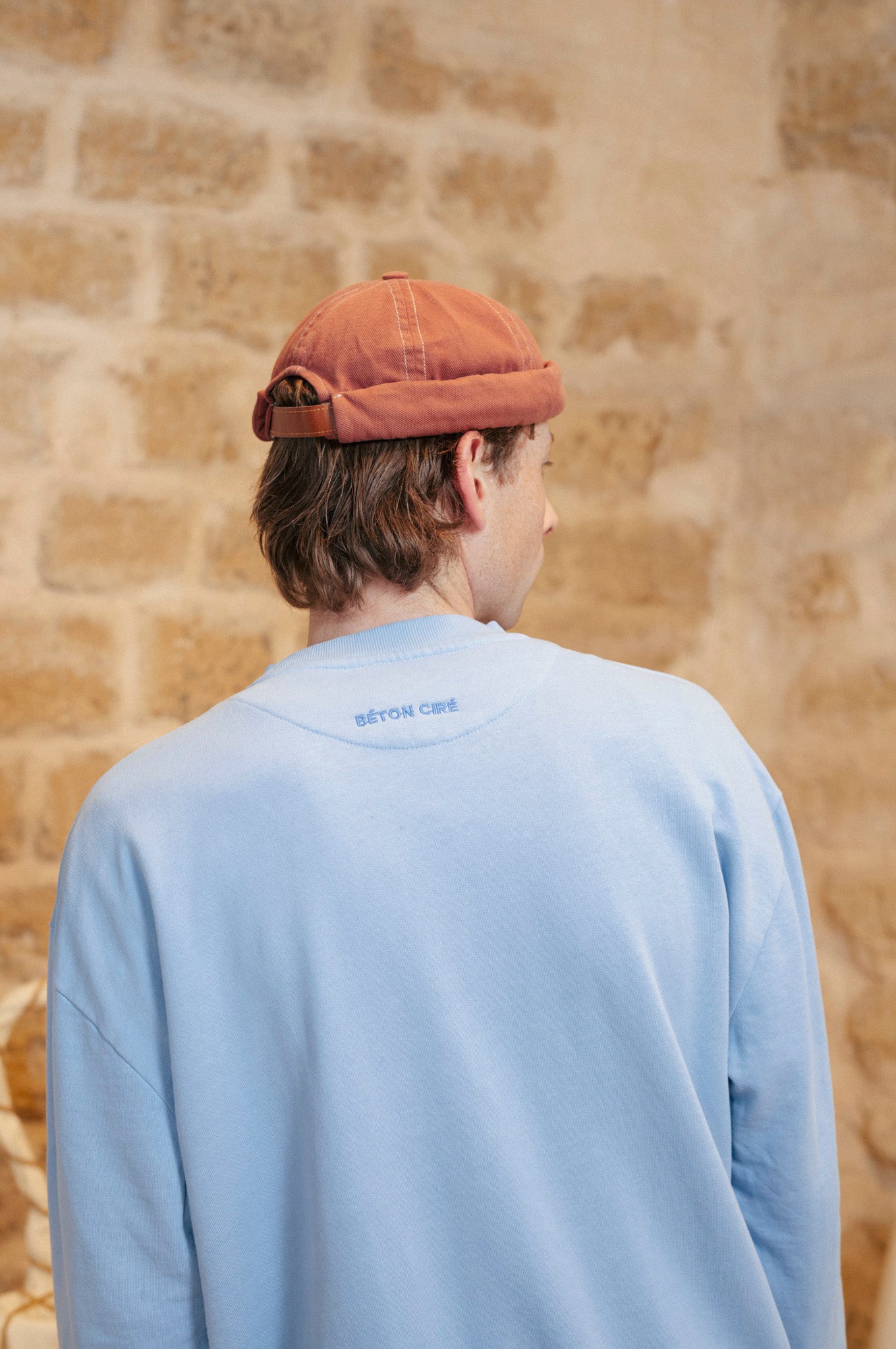 CHAPEAU DOCKER MIKI LAVÉ - MARRON FUMÉ