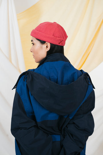 bonnet docker miki RED DENIM