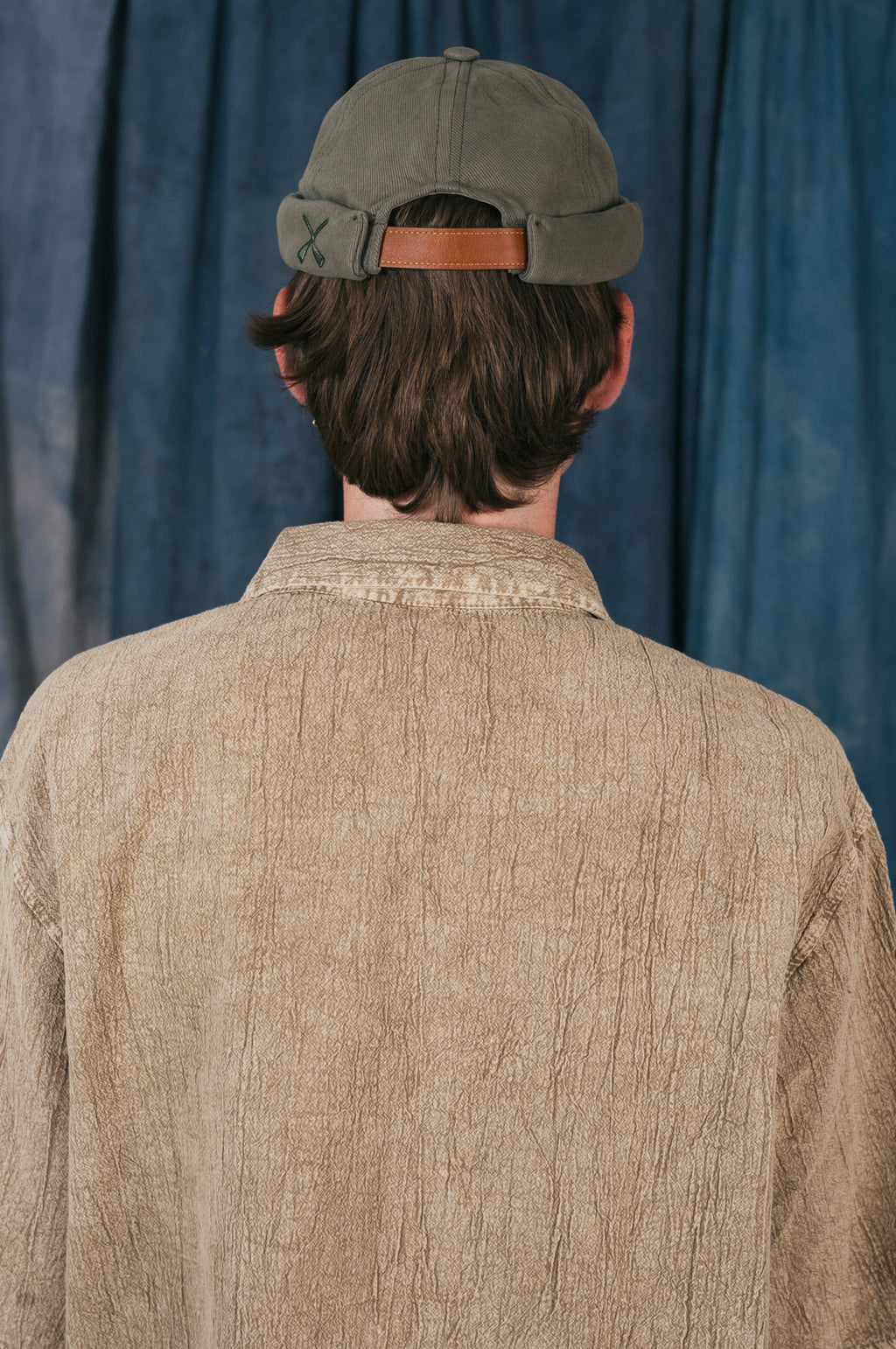 MIKI DOCKER HAT KHAKI MOLESKINE