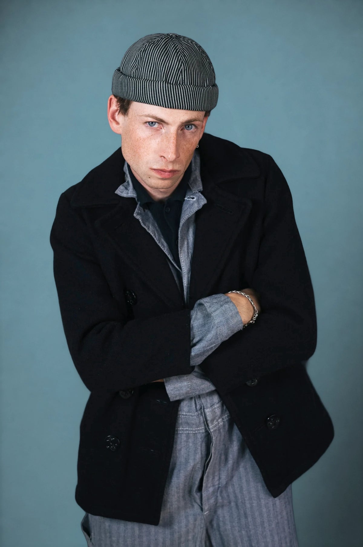 MIKI DOCKER HAT BLACK STRIPE OSHKOSH