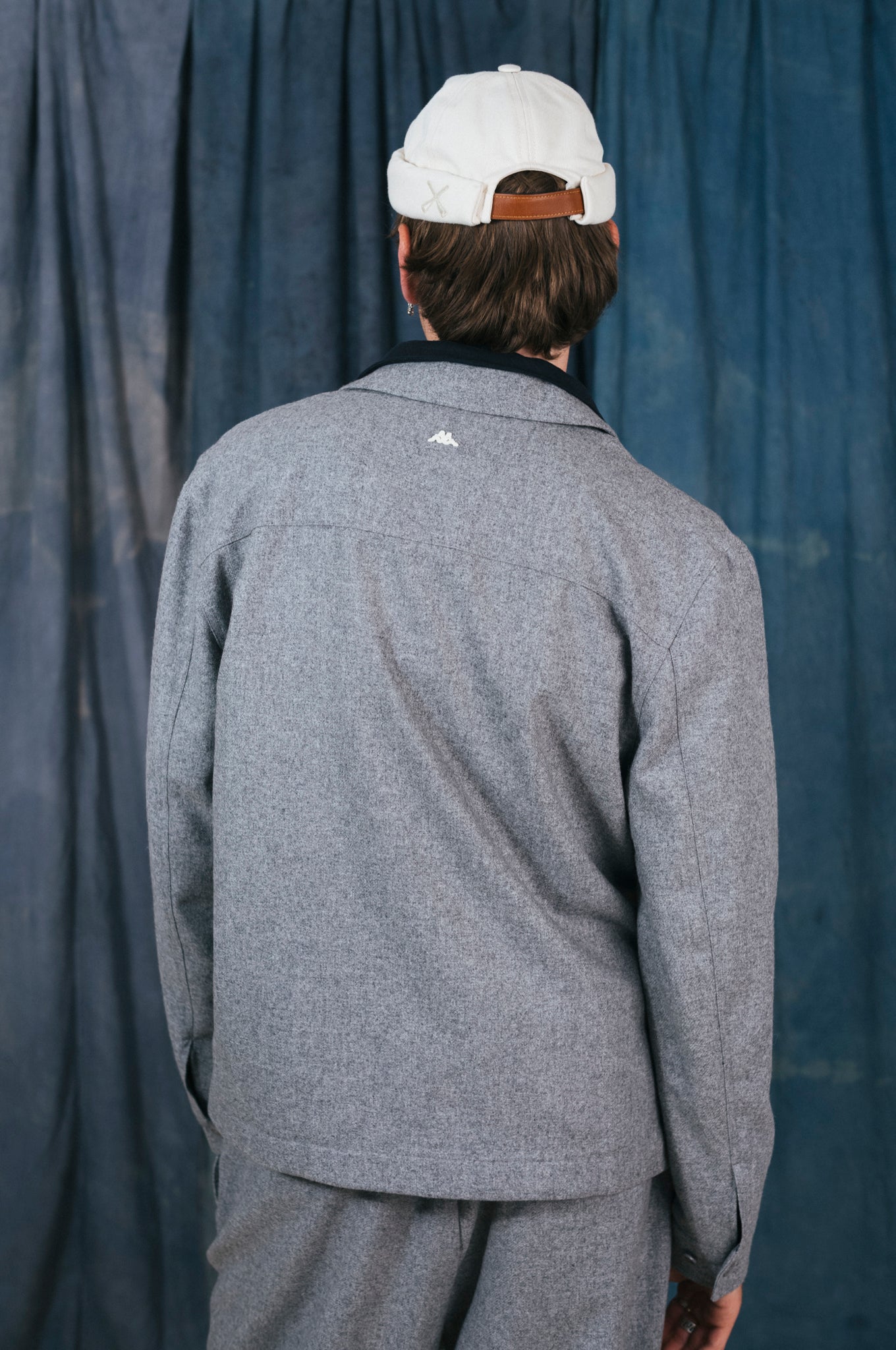 bonnet docker miki WHITE DENIM