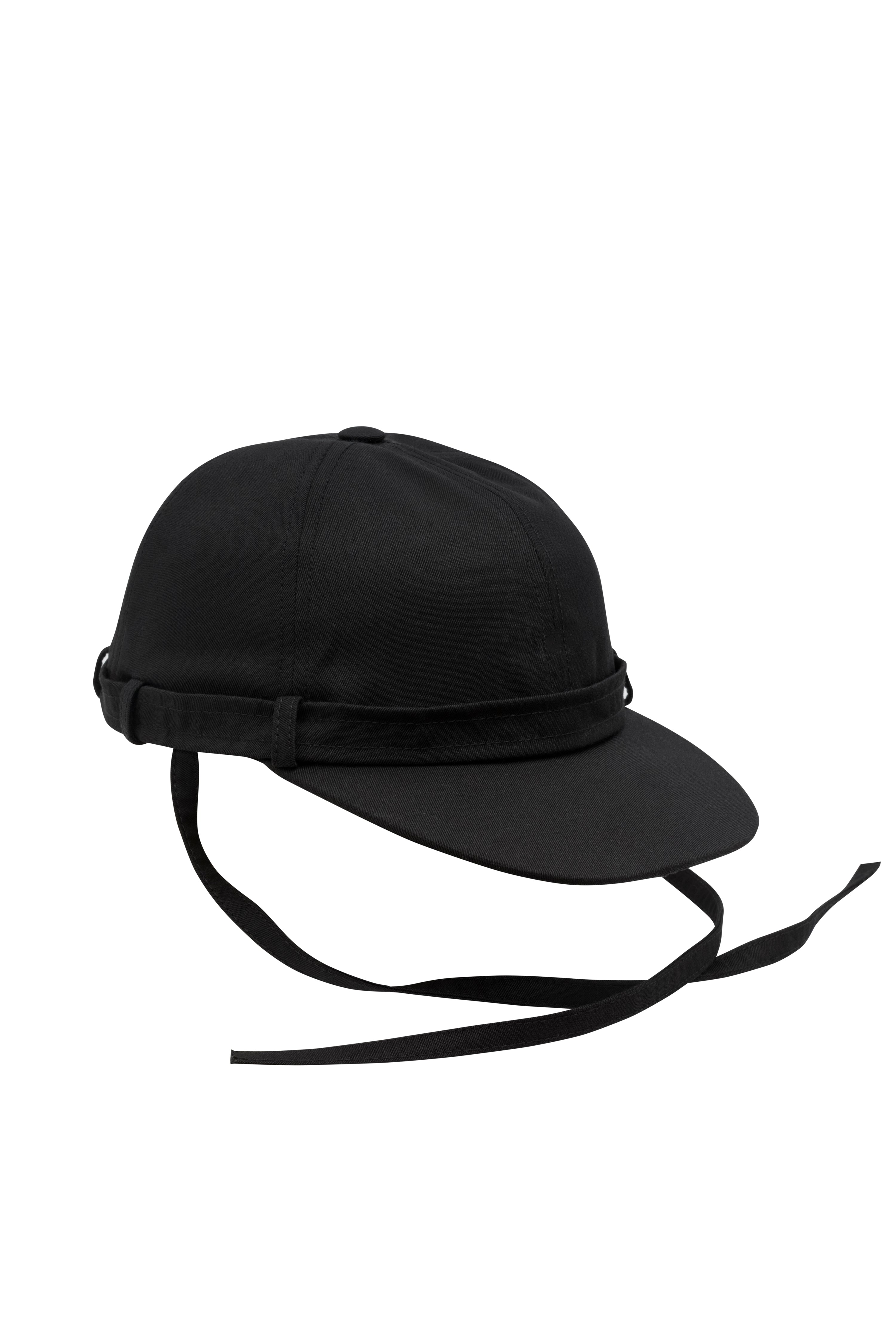 TRENCH CAP NOIR GABARDINE RÉSISTANT À L'EAU 