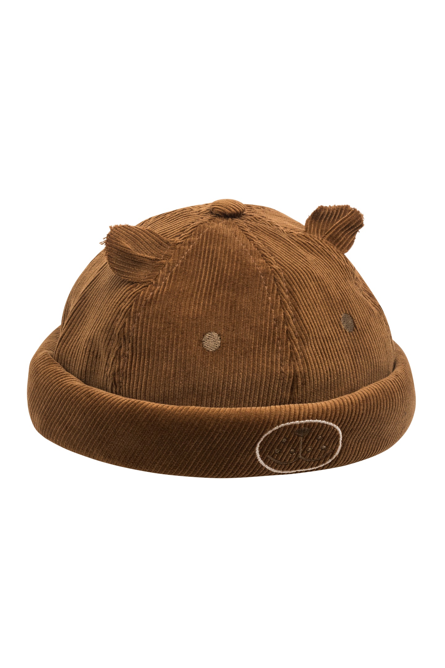 MINI DOCKER HAT CARAMEL VELVET BEARS
