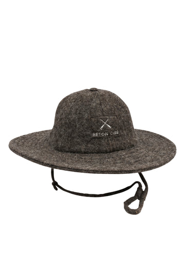 FELT ARTISANAL HAT BROWN