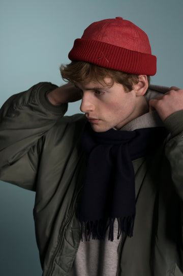 WATCH CAP HAT RED