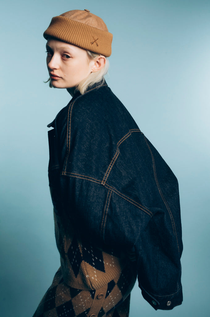 WATCH CAP HAT CAPPUCCINO