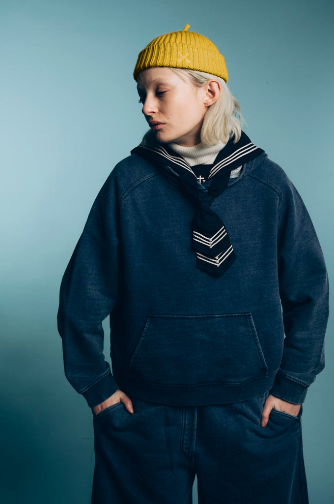 BONNET MIKI EN LAINE JAUNE