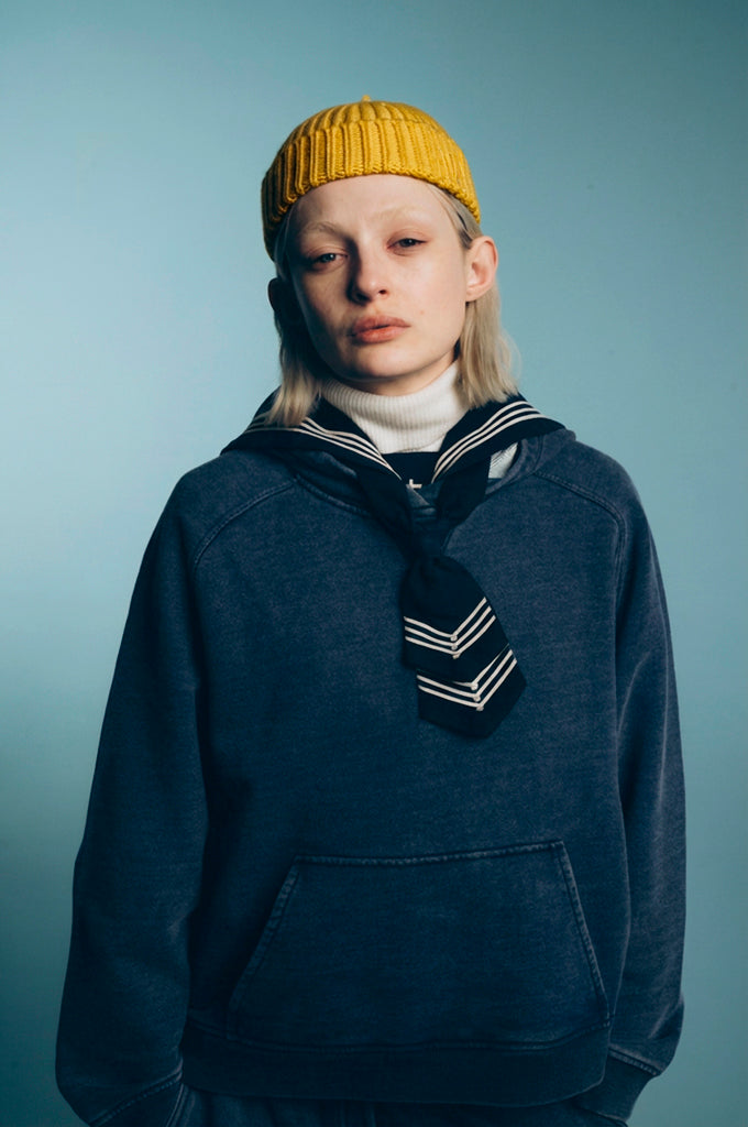 BONNET MIKI EN LAINE JAUNE