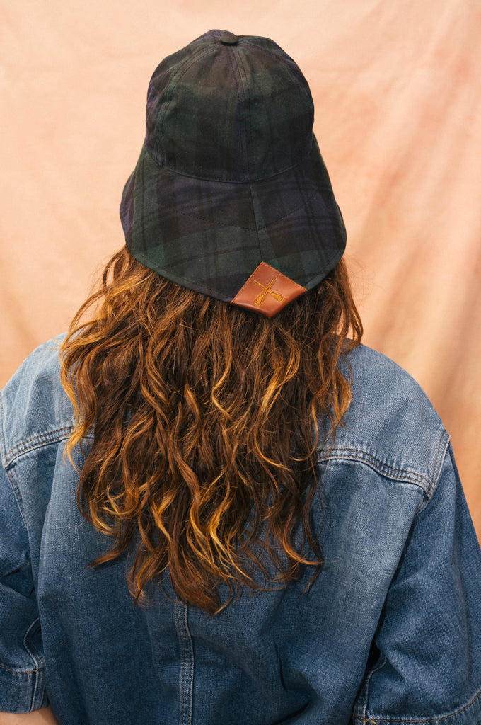 CHALUTIER CHAPEAU DE PLUIE À CARREAUX IMPERMÉABLE