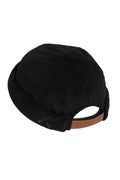 BONNET DOCKER MIKI EN VELOURS VELOURS NOIR