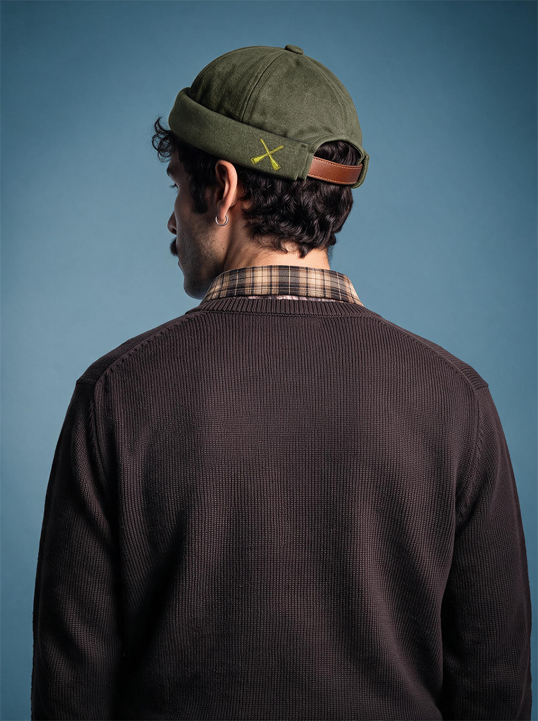 BONNET MIKI DOCKER DENIM OLIVE