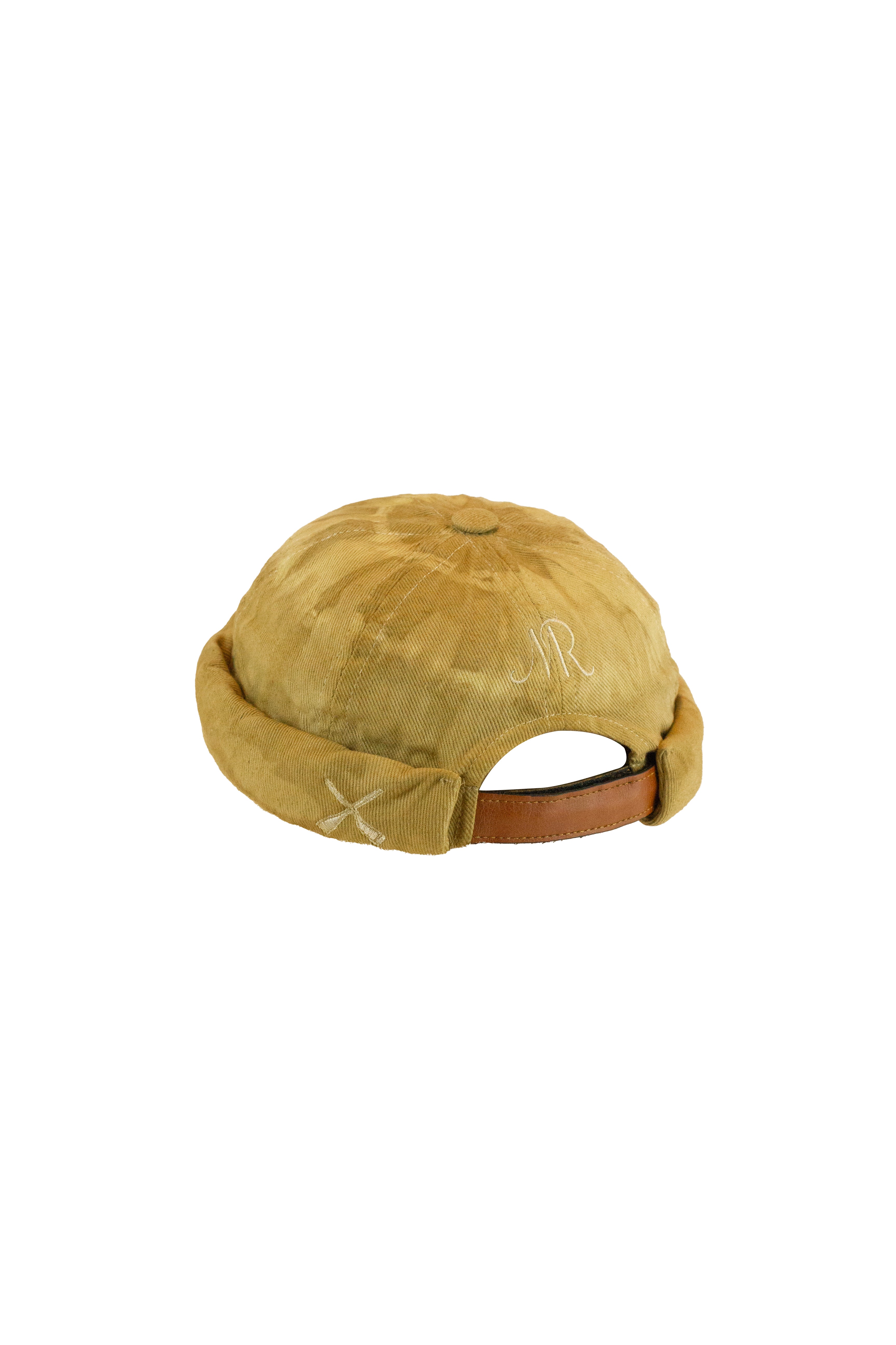 MIKI DOCKER HAT HAND DIED - BARK CHESNUT