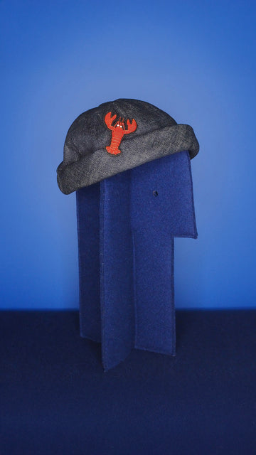 MIKI DOCKER HAT BLUE LOBSTER