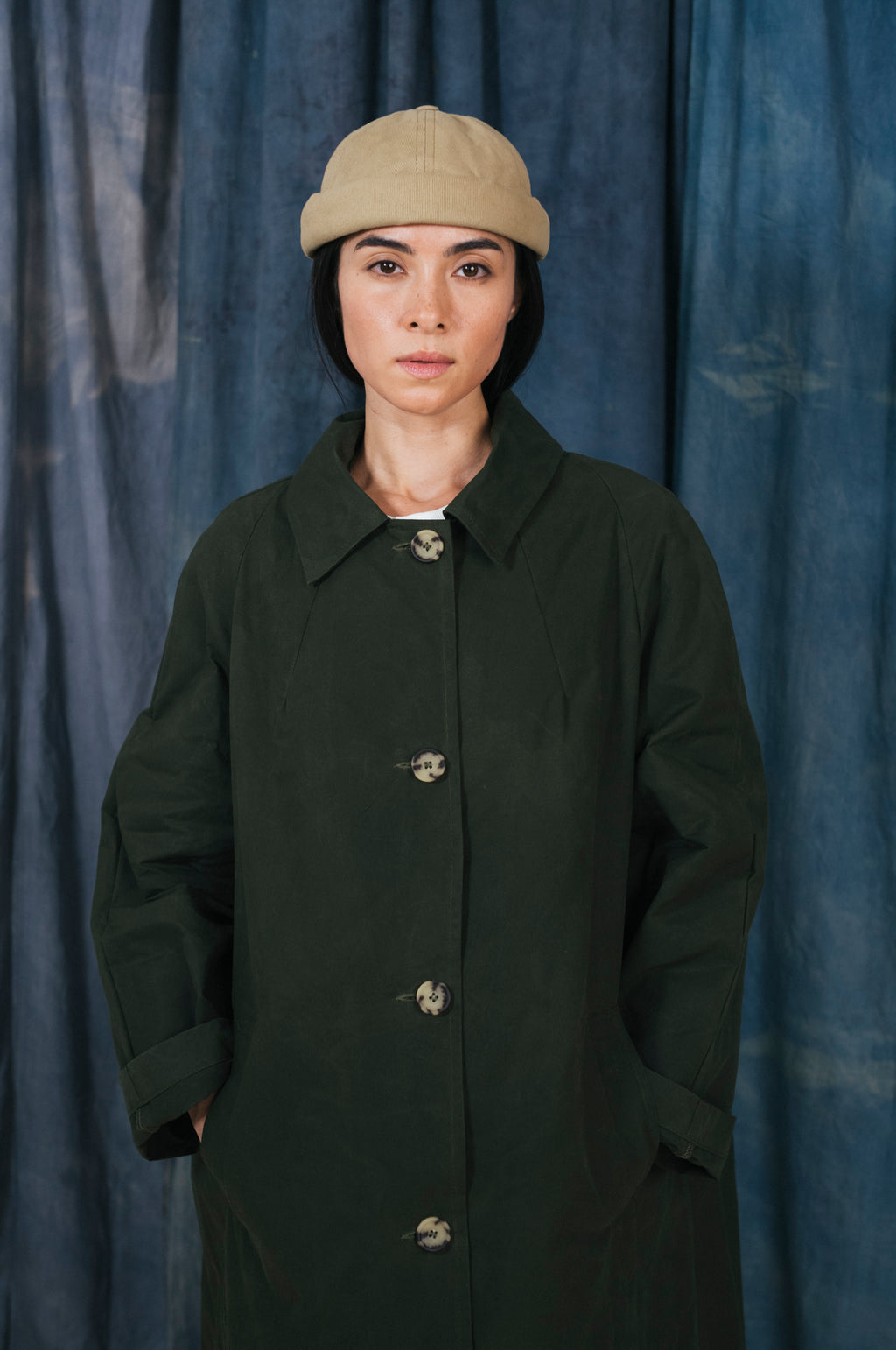 MIKI DOCKER HAT MOLESKINE BEIGE