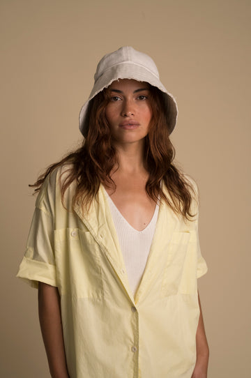 CHALUTIER ECRU ORGANIC COTTON AND HEMP