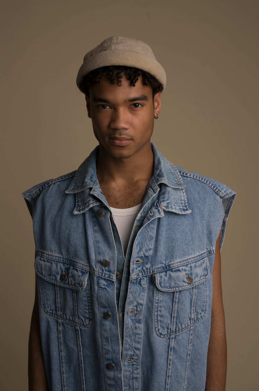 MIKI DOCKER HAT LINEN BEIGE