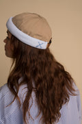 MIKI DOCKER HAT SESAME & STRIPE
