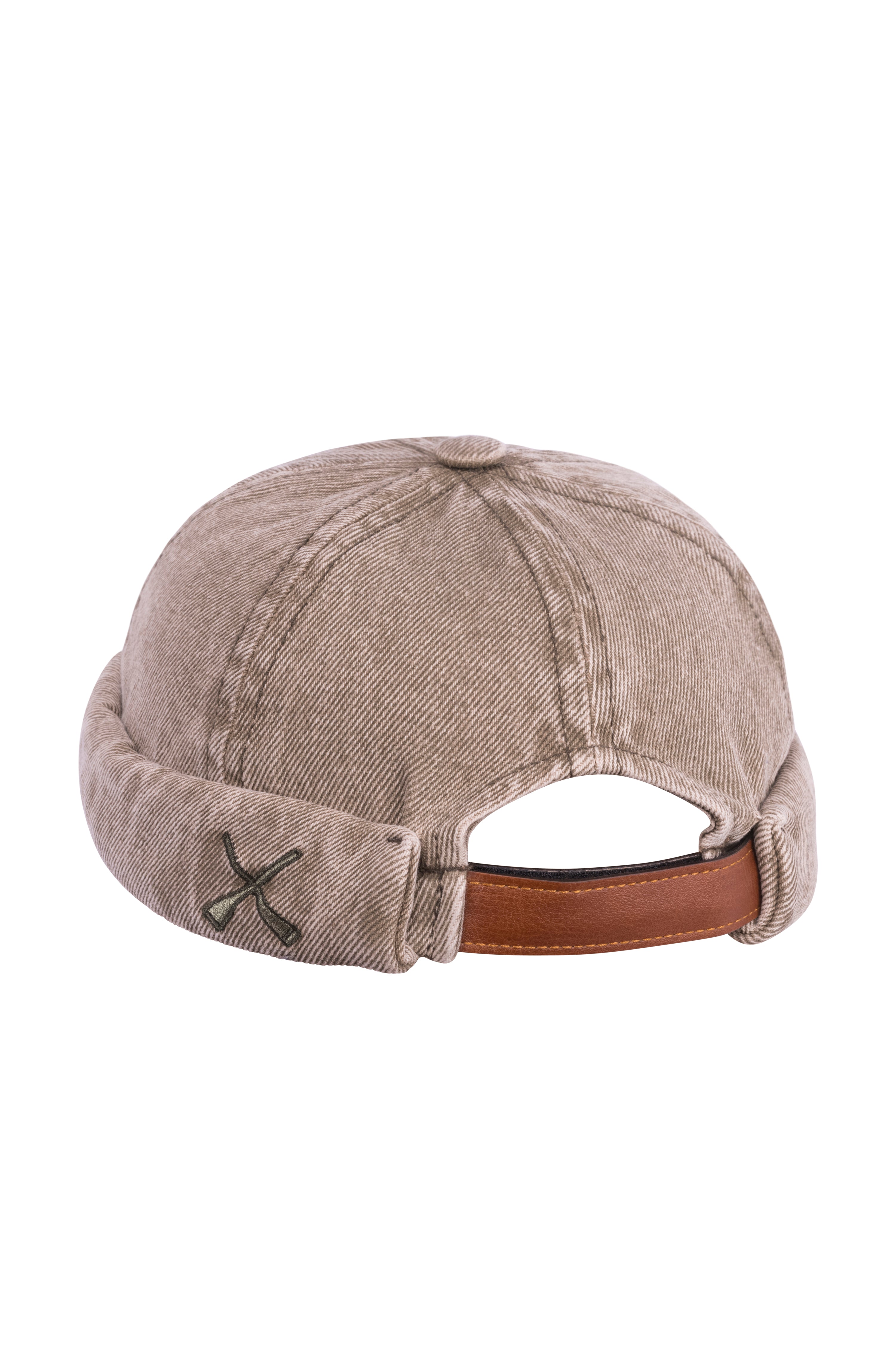 CHAPEAU DOCKER MIKI VERT EN JEAN