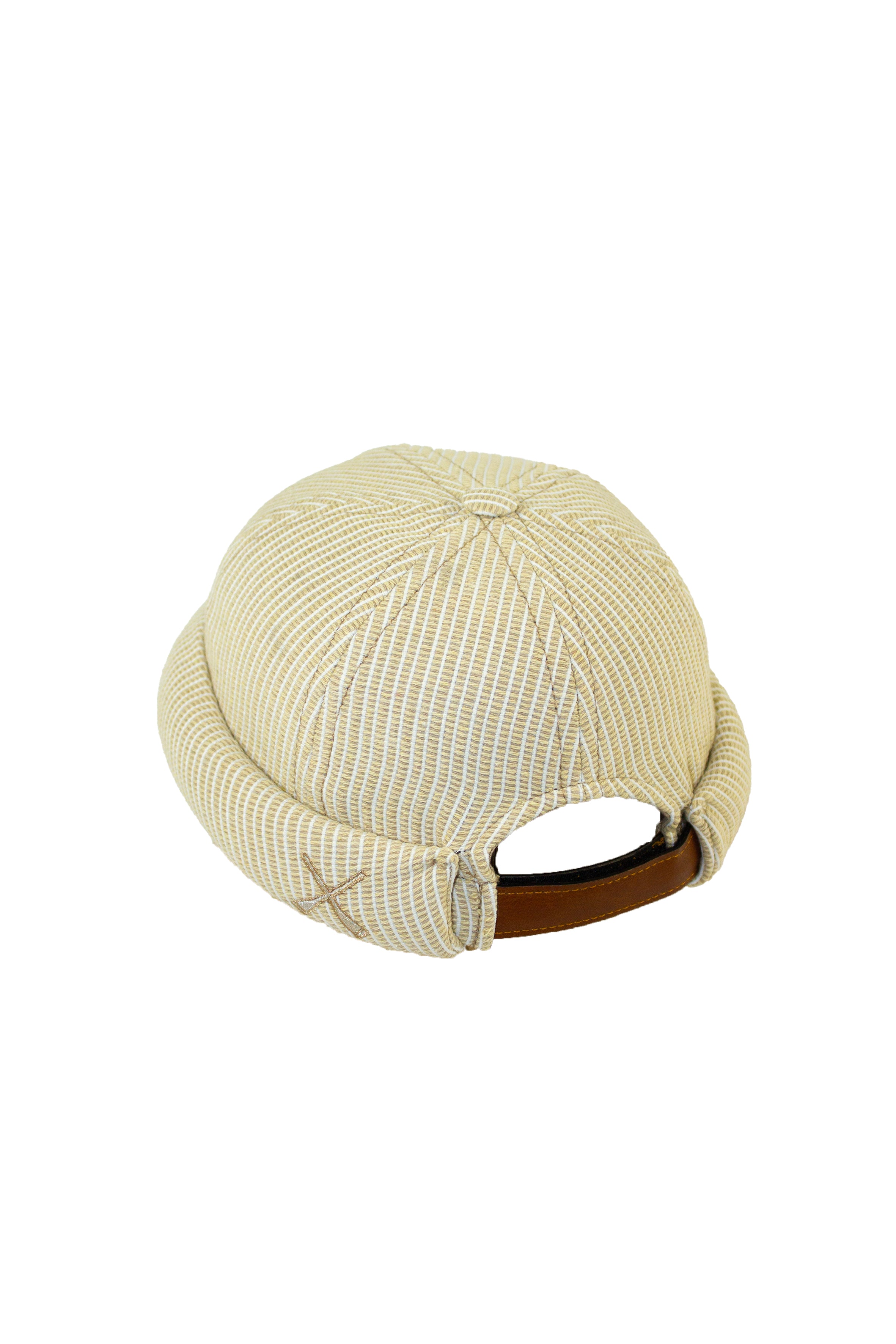 MIKI COTON BIO RAYÉ BEIGE