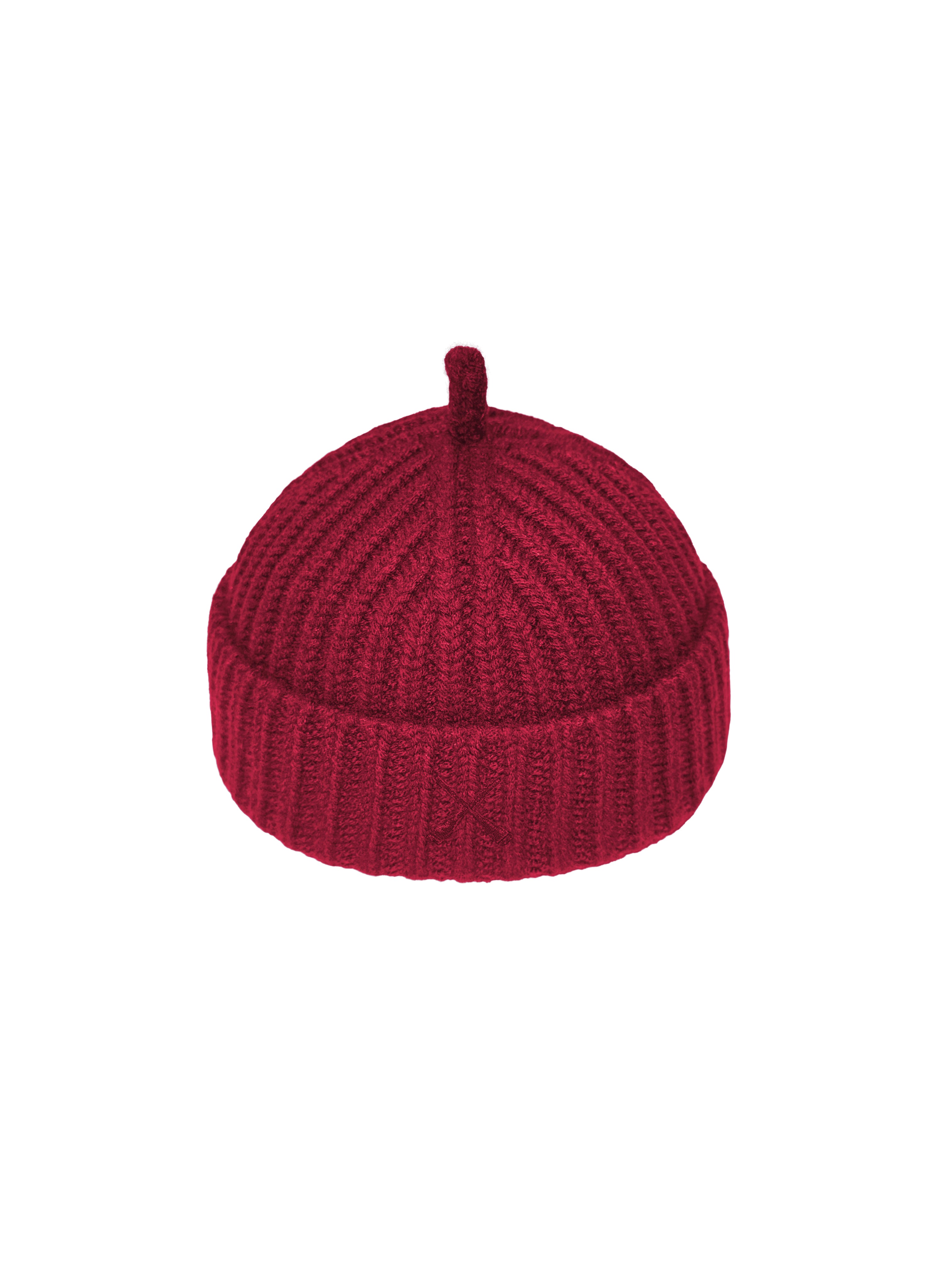 BONNET MIKI EN LAINE ROUGE 