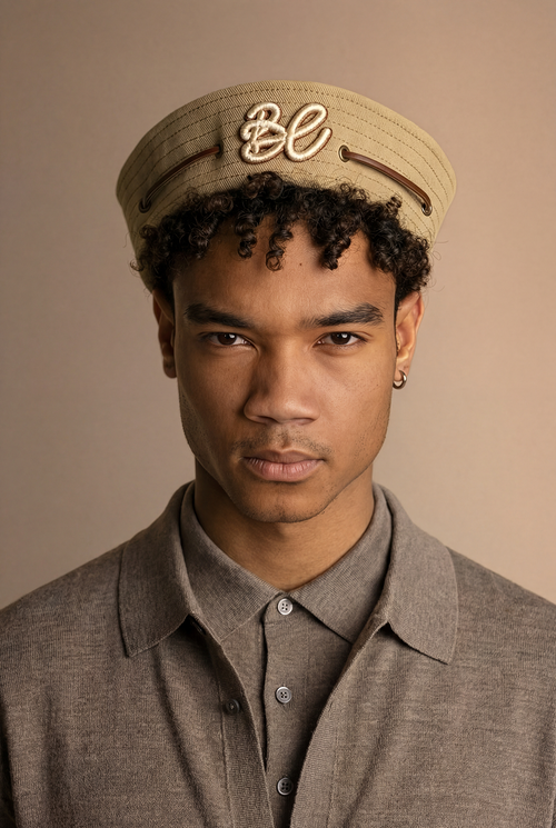 Sailor hat moleskine sand unisex and made in Portugal – BÉTON CIRÉ