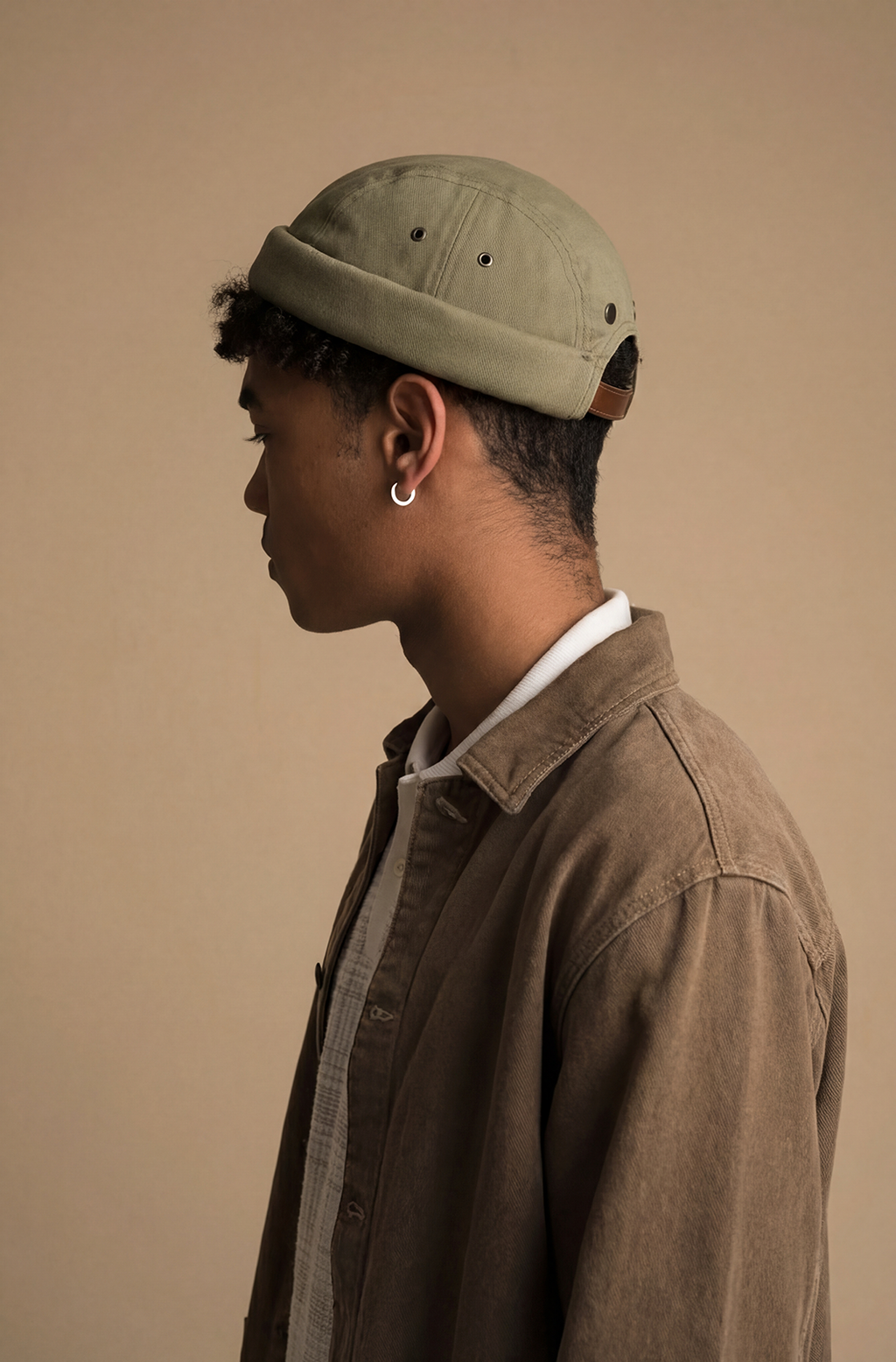 CHAPEAU DOCKER MIKI NOMAD - CRÈME EN JEAN