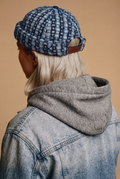 MIKI DOCKER HAUT DE TERRAIN TISSÉ – NUANCE BLEUE
