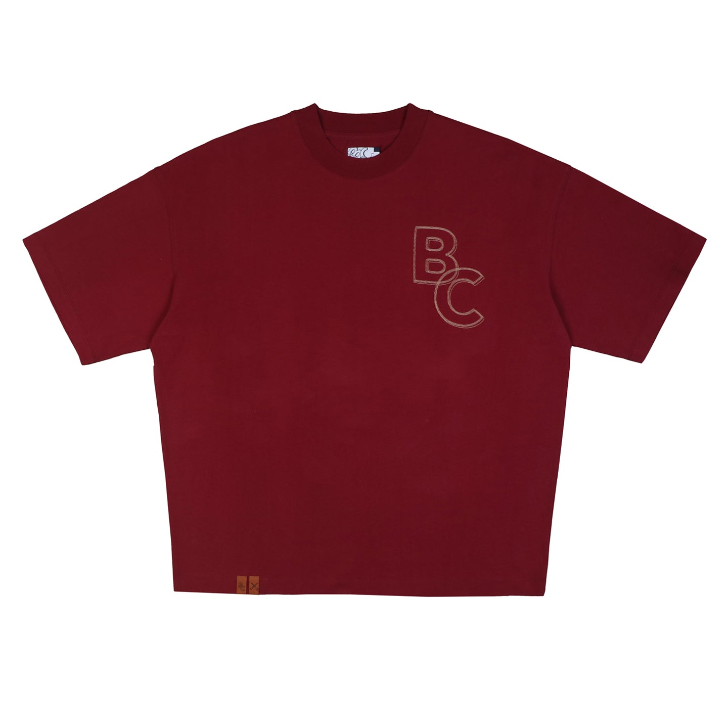 Boxy T-shirt Burgundy