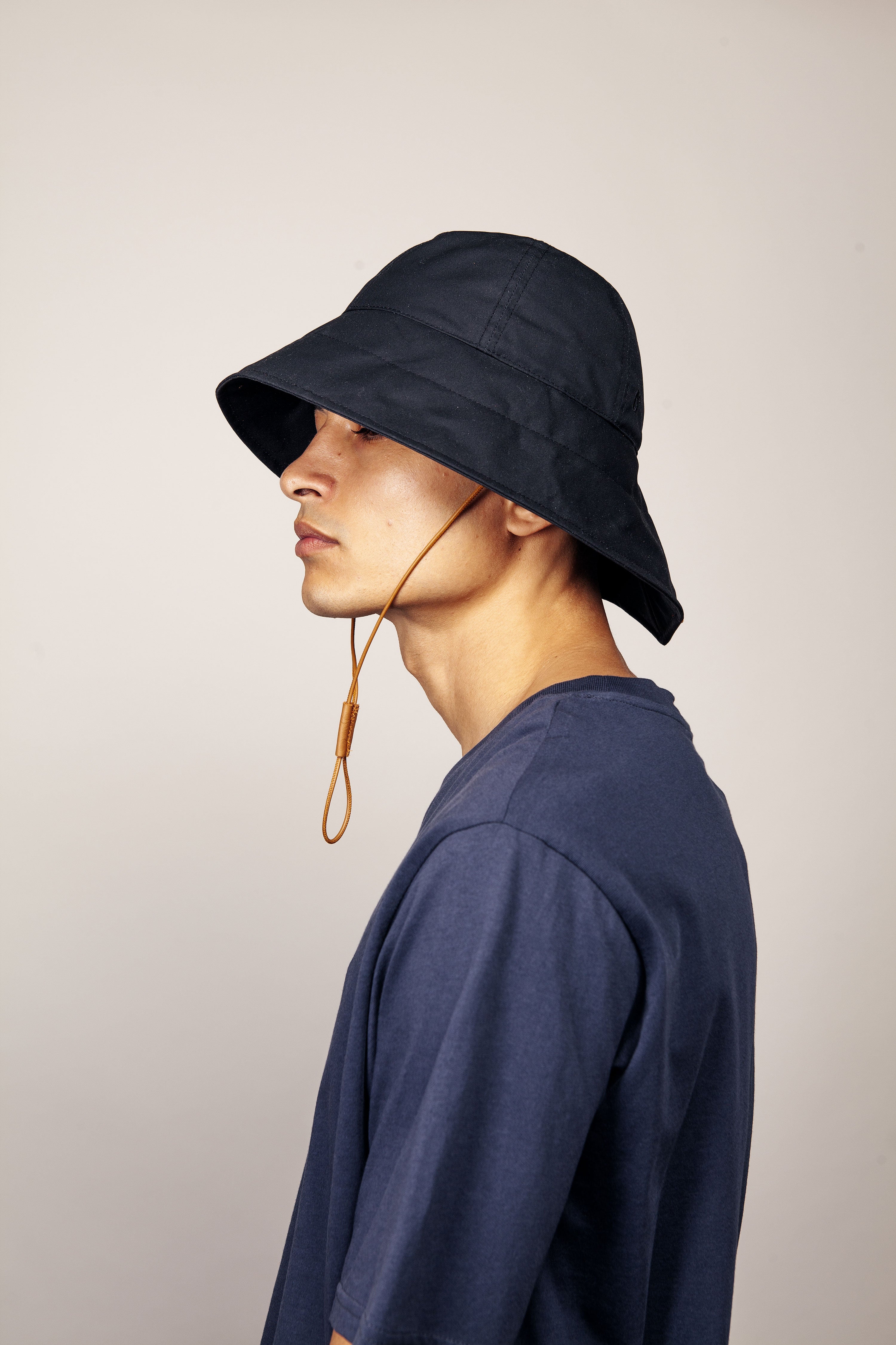 CHAPEAU DE PLUIE CHALUTIER NOIR DÉPERLANT