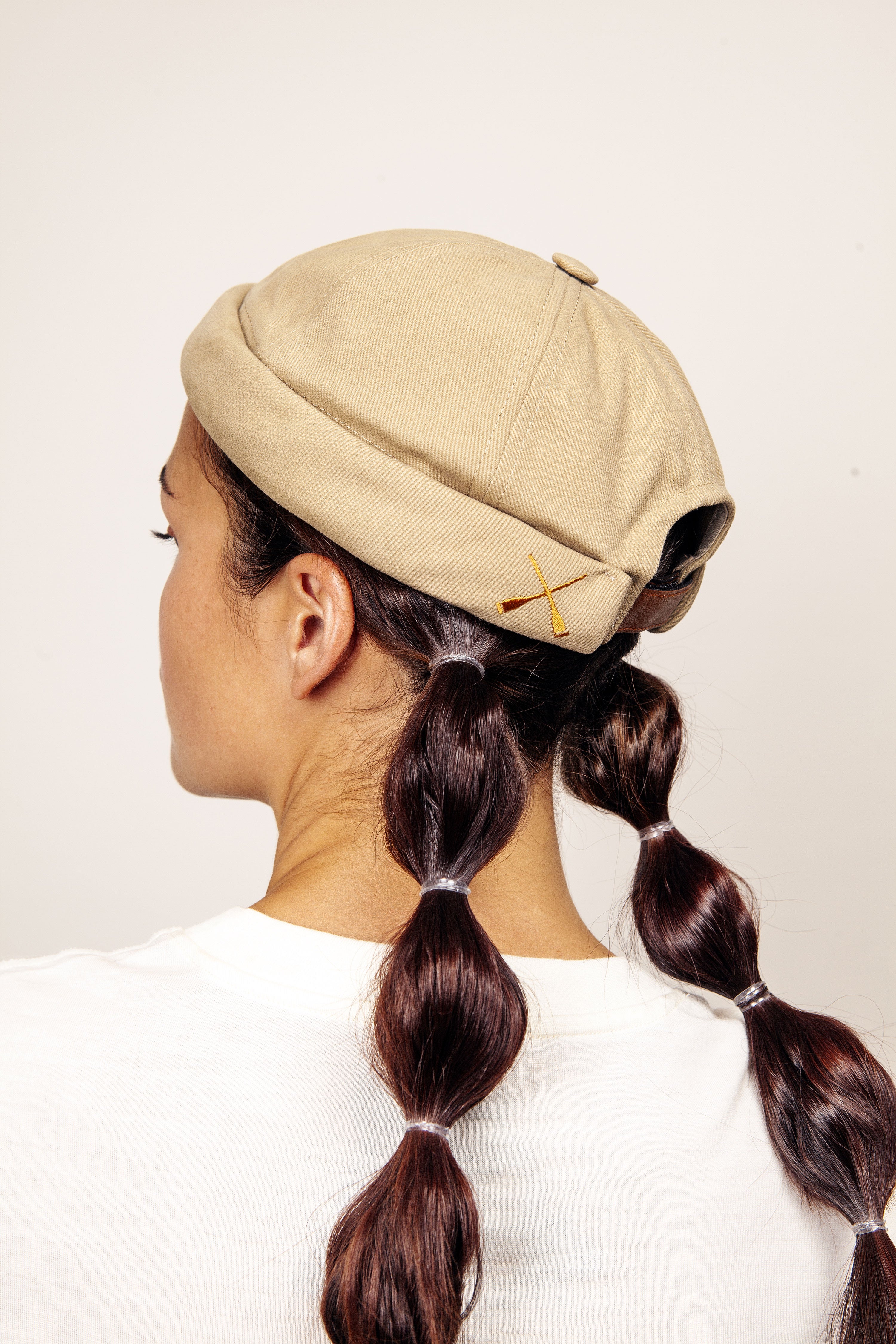 MIKI DOCKER HAT MOLESKINE BEIGE