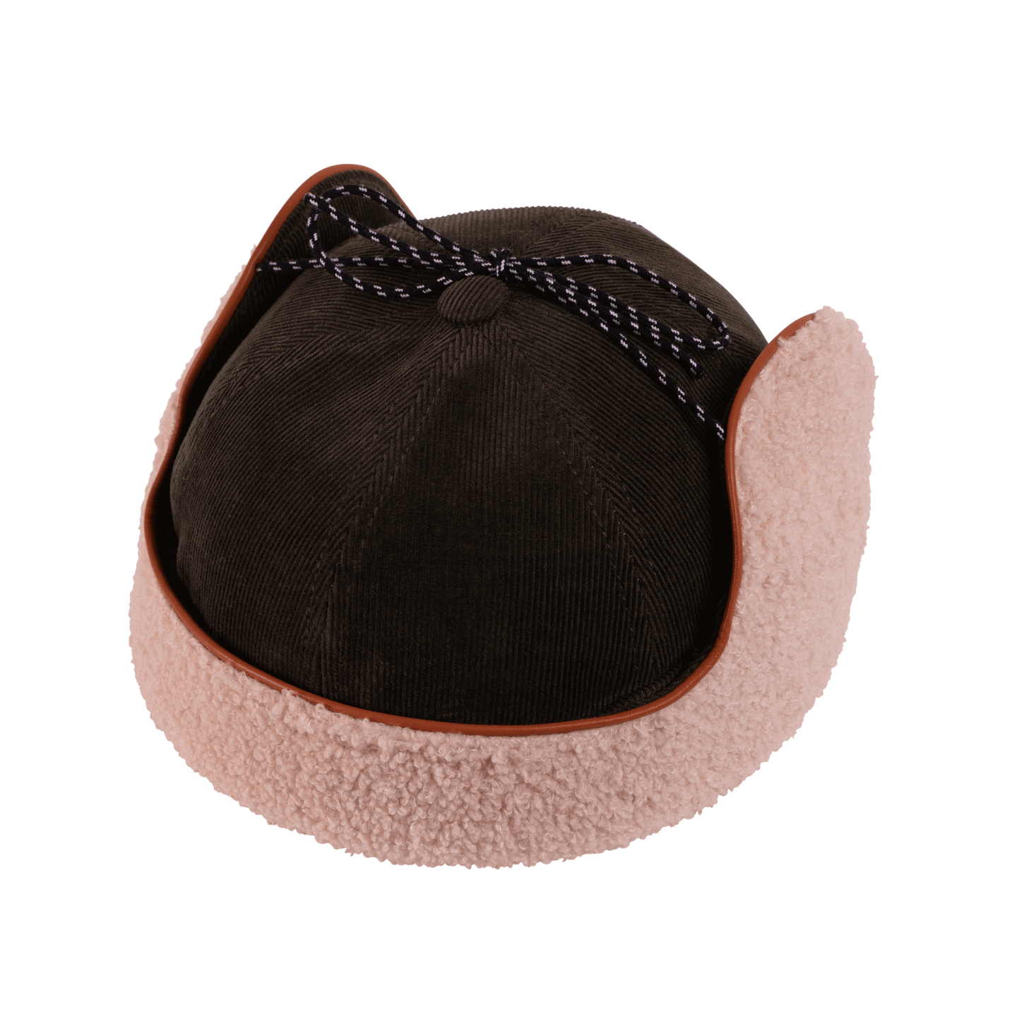 CHAPEAU RUSSE CHAPKA VERT OLIVE VELOURS & POLAIRE