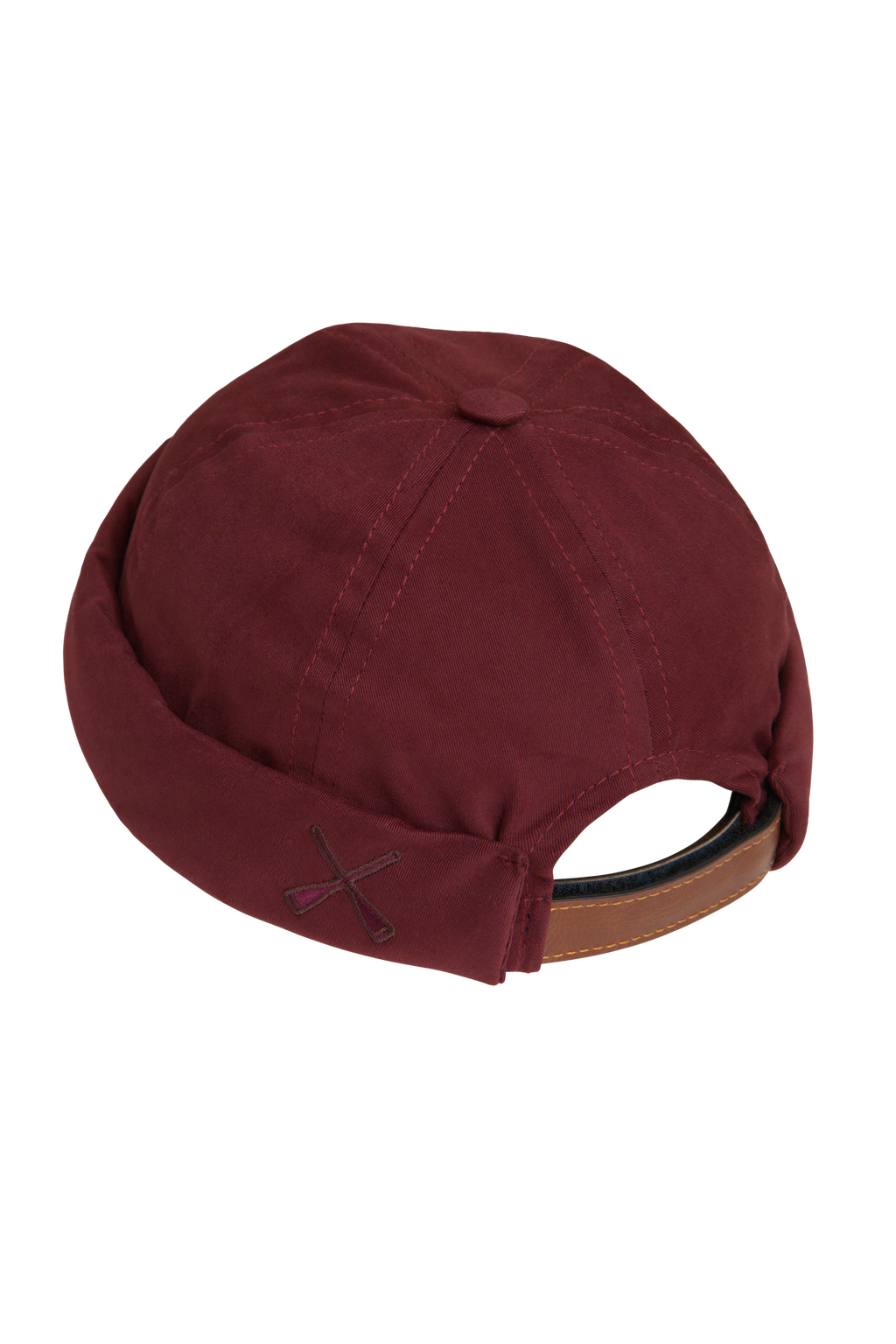 MIKI DOCKER HAT MOLESKINE BURGUNDY