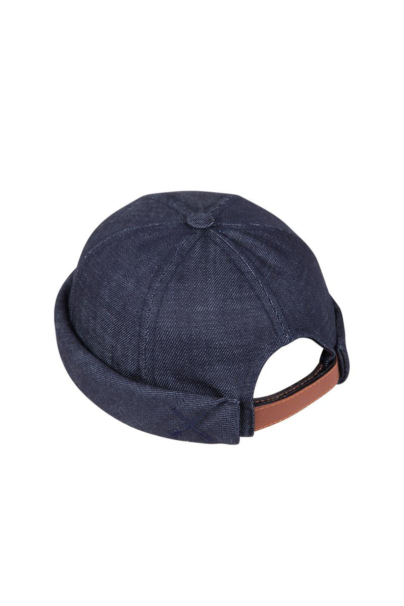 MIKI DOCKER HAT DENIM