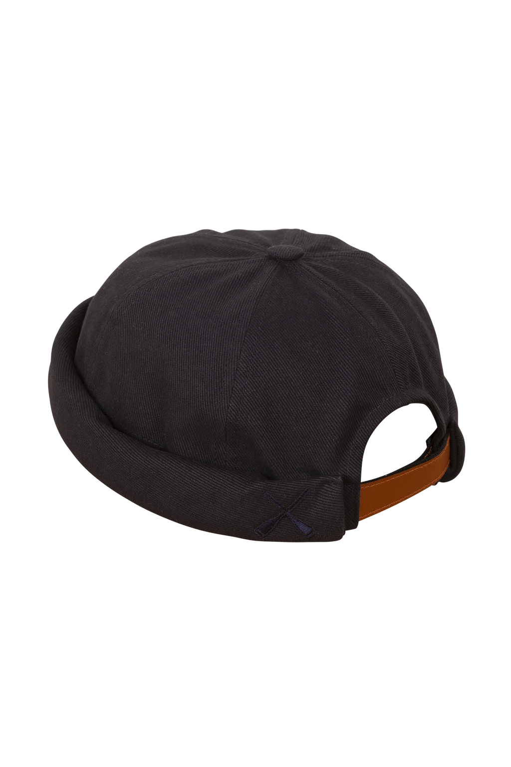 MIKI DOCKER HAT DARK NAVY MOLESKINE