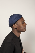 MIKI DOCKER HAT DENIM RECYCLING