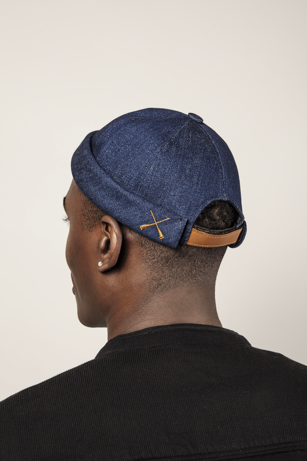 MIKI DOCKER HAT DENIM RECYCLING
